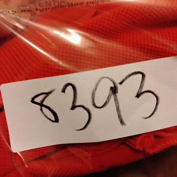 Lacoste polo shirt mens 2XL XXL 8 red short sleeve gator logo cotton 5191L - Picture 8 of 8